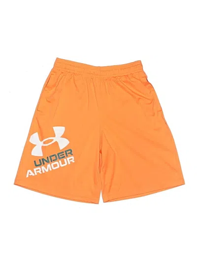 Pre-owned Under Armour Kids' Athletic Shorts In Orange