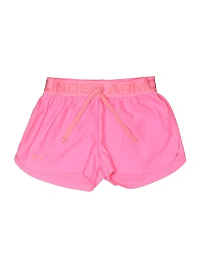 Pre-owned Under Armour Kids' Athletic Shorts In Pink