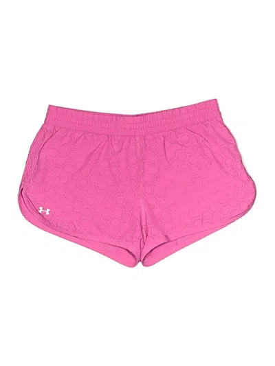 Pre-owned Under Armour Athletic Shorts In Pink