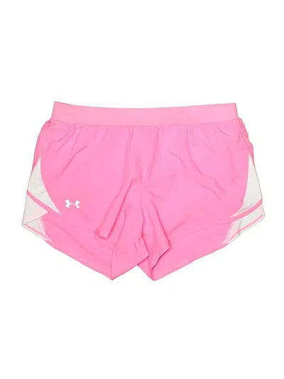 Pre-owned Under Armour Athletic Shorts In Pink