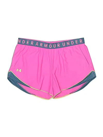 Pre-owned Under Armour Athletic Shorts In Pink