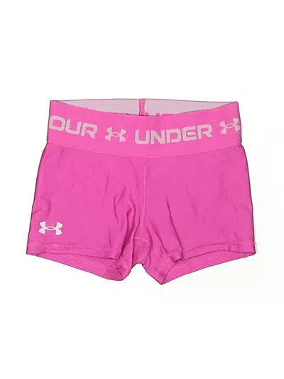Pre-owned Under Armour Kids' Athletic Shorts In Pink