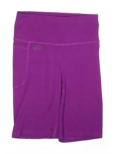 Pre-owned Under Armour Athletic Shorts In Purple