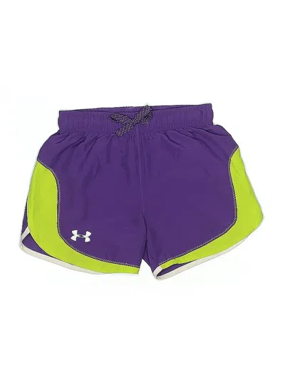 Pre-owned Under Armour Kids' Athletic Shorts In Purple
