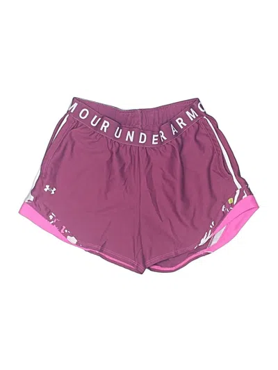 Pre-owned Under Armour Athletic Shorts In Purple