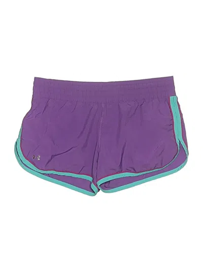Pre-owned Under Armour Athletic Shorts In Purple