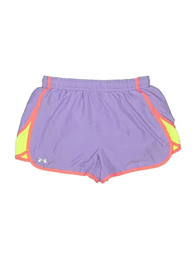 Pre-owned Under Armour Athletic Shorts In Purple