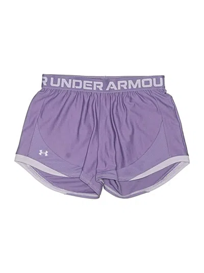 Pre-owned Under Armour Athletic Shorts In Purple