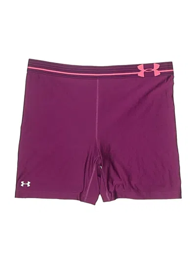 Pre-owned Under Armour Athletic Shorts In Purple