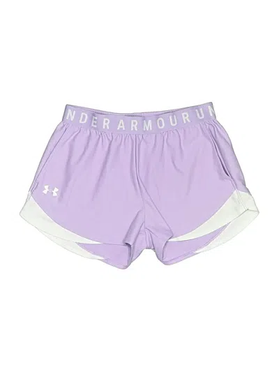 Pre-owned Under Armour Athletic Shorts In Purple