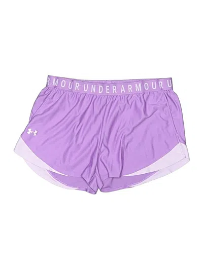 Pre-owned Under Armour Athletic Shorts In Purple