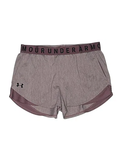 Pre-owned Under Armour Athletic Shorts In Purple