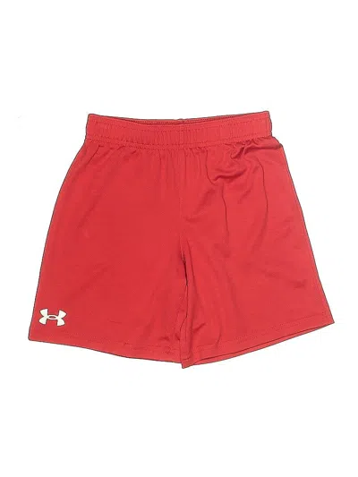 Pre-owned Under Armour Kids' Athletic Shorts In Red