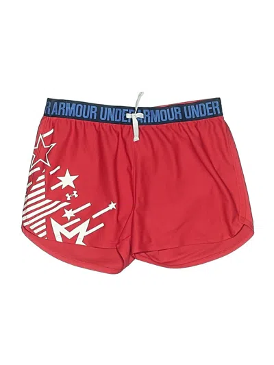 Pre-owned Under Armour Kids' Athletic Shorts In Red