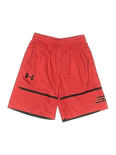 Pre-owned Under Armour Kids' Athletic Shorts In Red