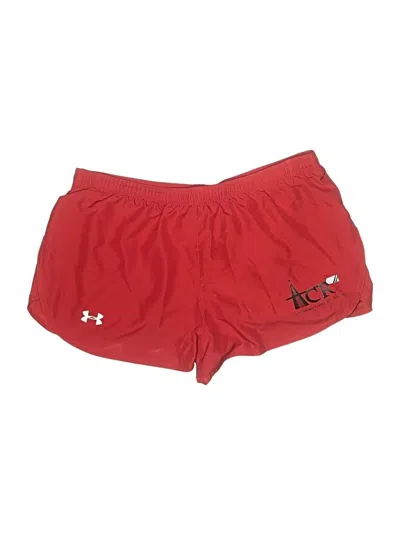 Pre-owned Under Armour Athletic Shorts In Red