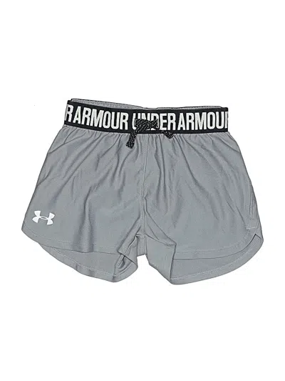 Pre-owned Under Armour Kids' Athletic Shorts In Silver