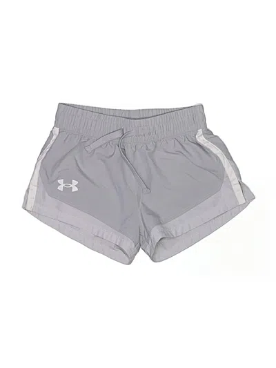 Pre-owned Under Armour Kids' Athletic Shorts In Silver