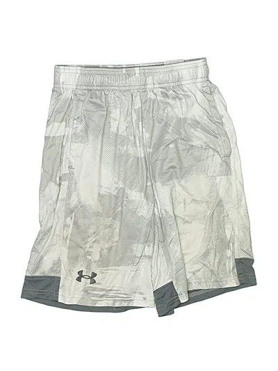 Pre-owned Under Armour Kids' Athletic Shorts In Silver