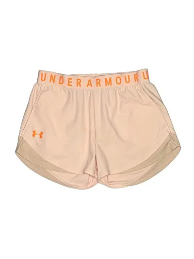Pre-owned Under Armour Athletic Shorts In Tan