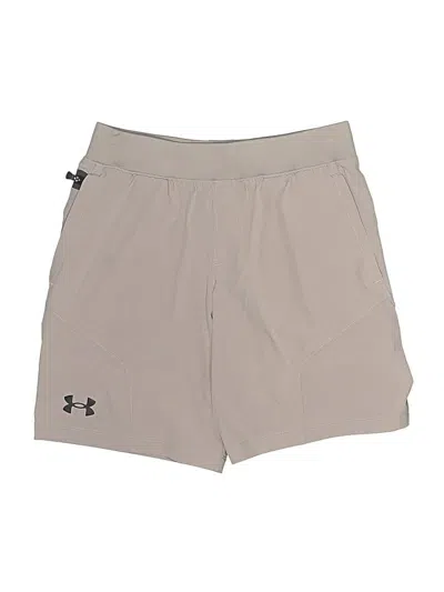 Pre-owned Under Armour Athletic Shorts In Tan