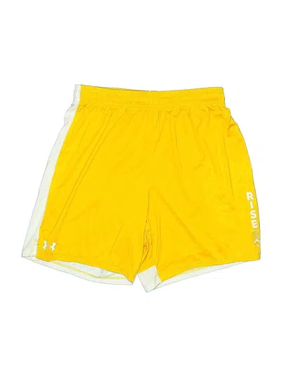 Pre-owned Under Armour Athletic Shorts In Yellow