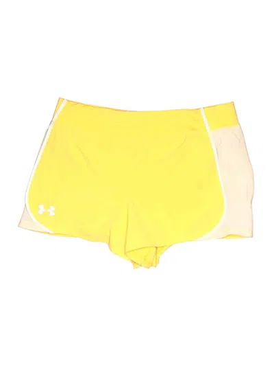Pre-owned Under Armour Athletic Shorts In Yellow