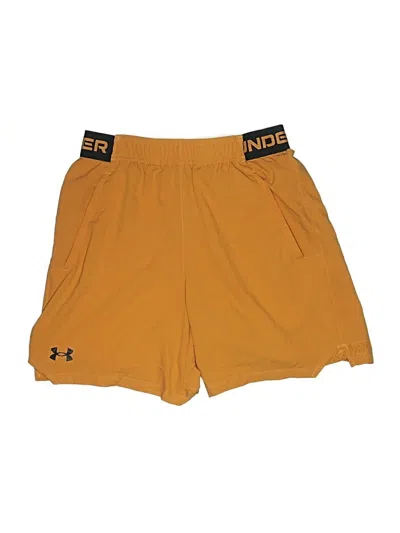 Pre-owned Under Armour Athletic Shorts In Yellow
