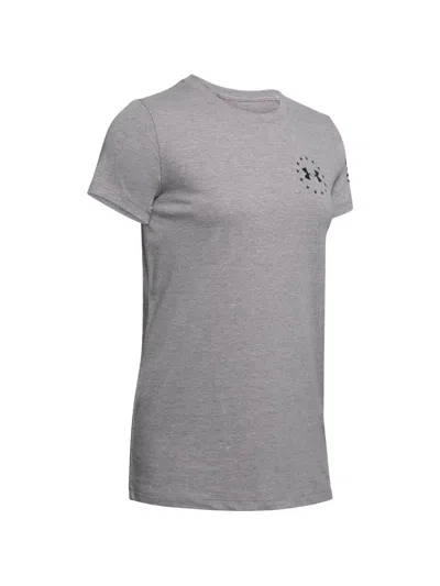 Under Armour Banner Freedom T-shirt In Gray