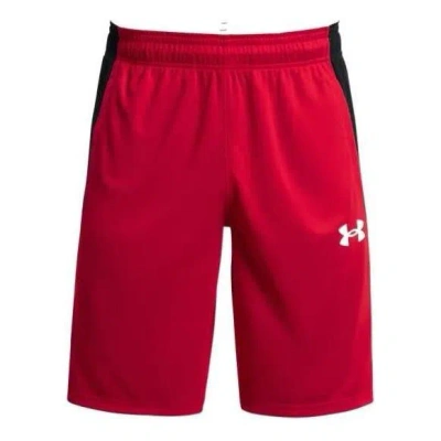 Under Armour Baseline 10 Inch Shorts 'red Black'