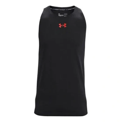 Under Armour Baseline Cotton Tank 'black Red'