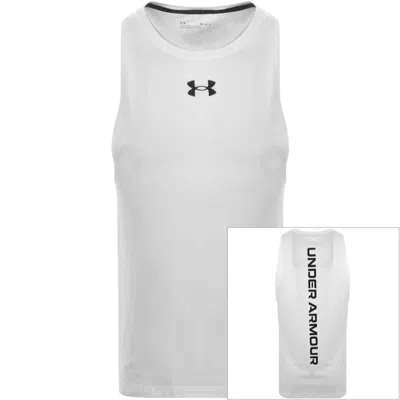Under Armour Baseline Cotton Vest T Shirt White