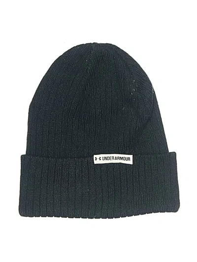 Pre-owned Under Armour Beanie Hat In Black