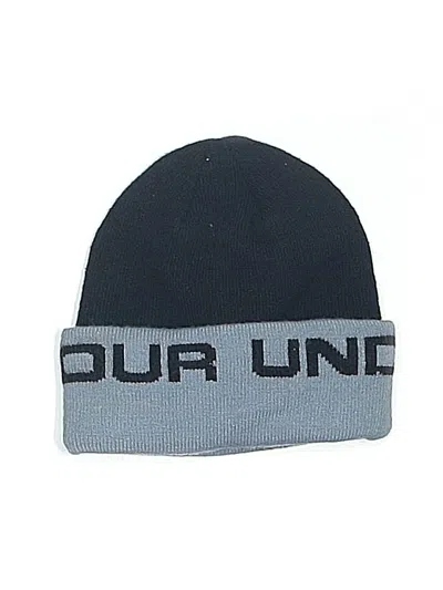 Pre-owned Under Armour Beanie Hat In Blue