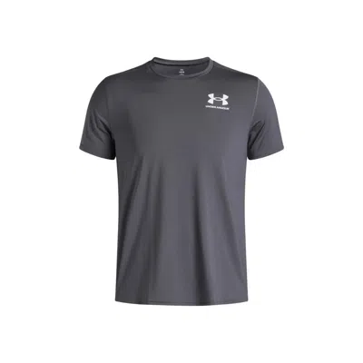 Under Armour Logo-print T-shirt In Gray