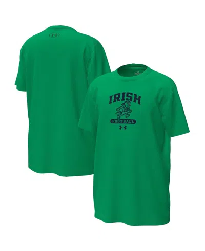 Under Armour Kids' Big Boys And Girls Kelly Green Notre Dame Fighting Irish Leprechaun Tech Stretch T-shirt