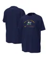 Under Armour Big Boys And Girls Navy Notre Dame Fighting Irish Inline Tech Stretch T-shirt In Blue