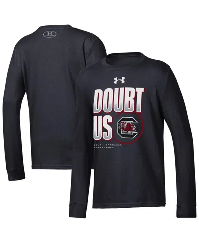 Under Armour Kids' Big Boys And Girlsâ Black South Carolina Gamecocks March Madness Unity Long Sleeve T-shirt