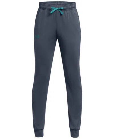 Under Armour Kids' Big Boys Brawler 2.0 Tapered Pants In Downpour Gray,circuit Teal