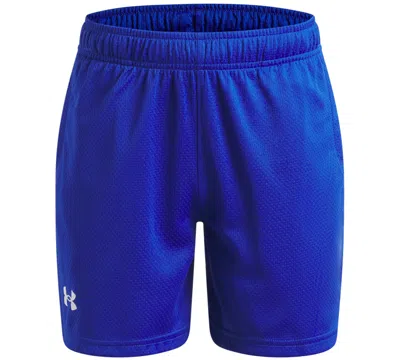Under Armour Big Boys Lightweight Tech Mesh Shorts In Blue