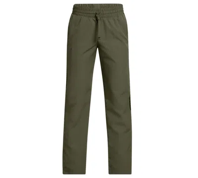 Under Armour Kids' Big Boys Rival Woven Pants In Green