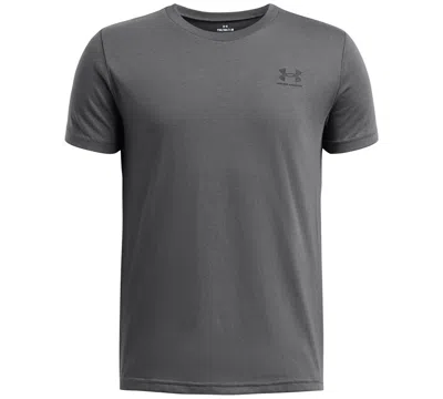 Under Armour Kids' Big Boys Sportstyle T-shirt In Gray