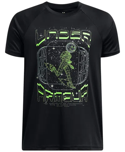 Under Armour Kids' Big Boys Tech Game Day Graphic T-shirt In Black