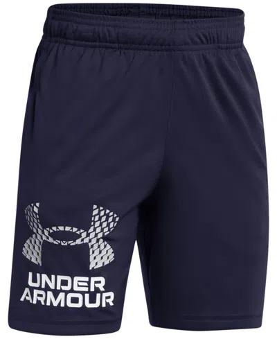 Under Armour Kids' Big Boys Tech Moisture-wicking Quick-dry Shorts In Midnight Blue
