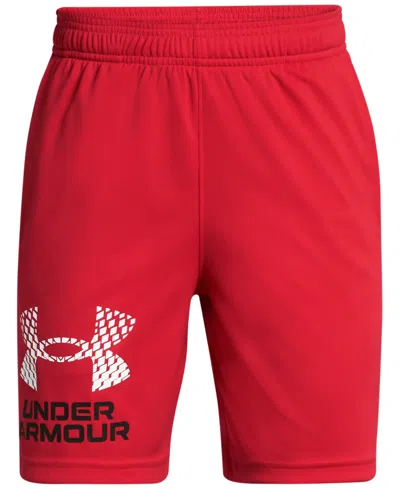 Under Armour Kids' Big Boys Tech Moisture-wicking Quick-dry Shorts In Red