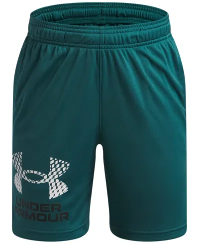 Under Armour Kids' Big Boys Tech Moisture-wicking Quick-dry Shorts In Green
