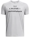 Under Armour Boys' Tech Split Wordmark T-shirt In Gray
