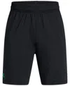 Under Armour Big Boys Woven Drawcord Shorts In Black
