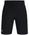 Under Armour Big Boys Woven Drawcord Shorts In Black,white