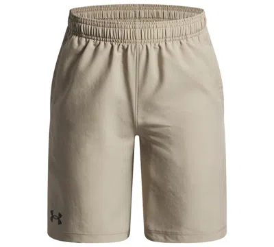 Under Armour Kids' Big Boys Woven Drawcord Shorts In Brown